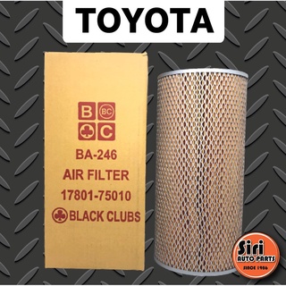 กรองอากาศ TOYOTA LH112,Commuter เบนซิน ตู้หัวจรวด (Black clubs BA-246) ไส้อกรองอากาศ