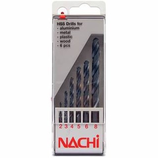 NACHI (นาชิ) ชุดดอกสว่าน M-03(2.0-8.0MM 6ดอก/ชุด)(NA0520_M03)