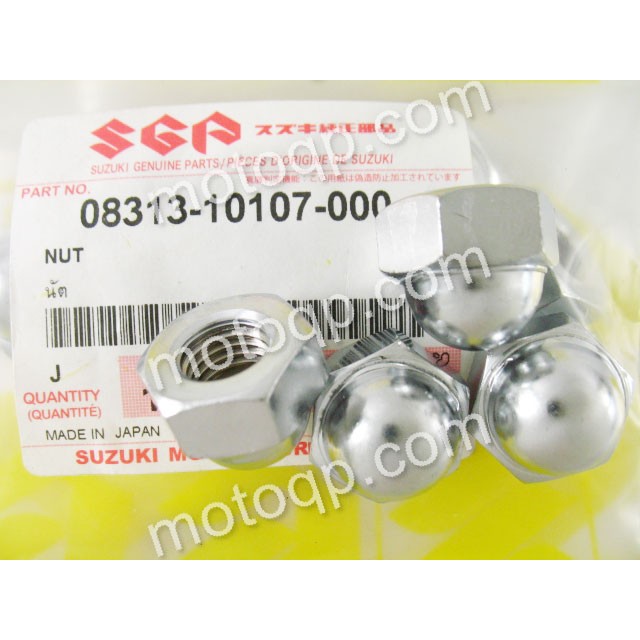 【 แท้ JP 】 ซูซูกิ น๊อตหูโช้ค คริสตัล สปริ้นเตอร์ RC100 A100 น๊อตหัวหมวก SUZUKI Crystal GD110 เวฟ ดรีม Wave Dream GT185