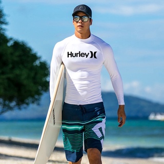 Hurley เสื้อว่ายน้ำ ป้องกันแสงแดด ดำน้ำดูปะการัง