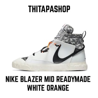 NIKE BLAZER MID READYMADE WHITE ORANGE