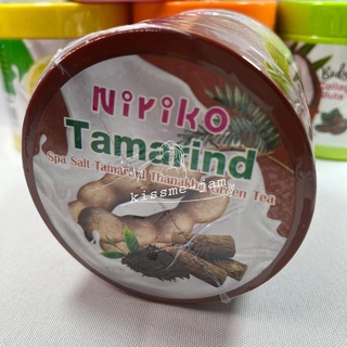 (ซื้อ 5 แถม 1)Niriko Tamarind เกลือสปาสคับขัดผิว มะขาม ทานาคา ชาเขียว  คอลลาเจน 700 มล