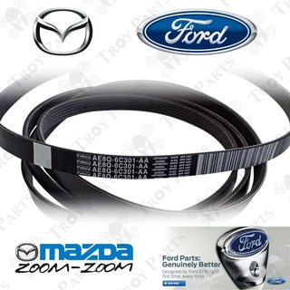 สายพานพัดลม สําหรับ Ford Mazda AE8Q-6C301-AA Ford Fiesta 1.4 1.6-6PK1037 ( 6PK1035 6PK1040 )