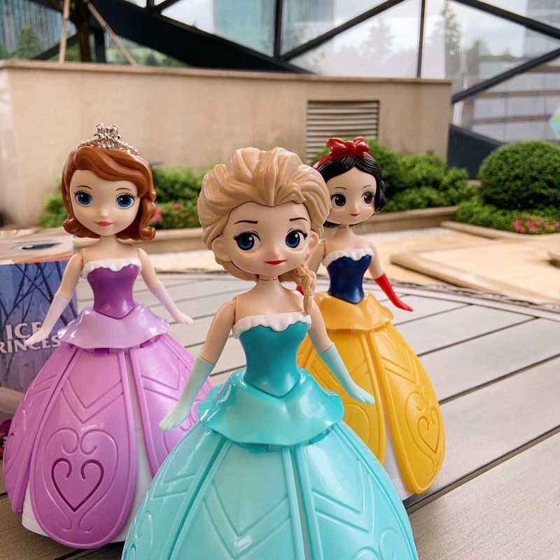 [พร้อมส่ง]​Princess Frozen Dances เจ้าหญิงเต้นรำ มีไฟมีเสียงเพลง(ไม่แถมถ่าน เพลงlet’s goเพลงเดียวทุกแบบ) ราคา ถูกที่สุด ดีลบีเคเค แกลเลอรีภาพที่ 8