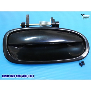 HONDA CIVIC  year 1996-2000 OUTER DOOR HANDLE OUTSIDE REAR RIGHT (RR) "BLACK"  //  มือจับนอก ด้านหลังขวา สีดำ