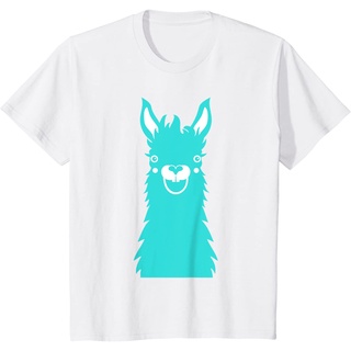 เสื้อยืดผ้าฝ้ายพรีเมี่ยม เสื้อยืด ลายศิลปะ Llama or Alpaca น่ารัก ไม่ซ้ําใคร สไตล์วินเทจ