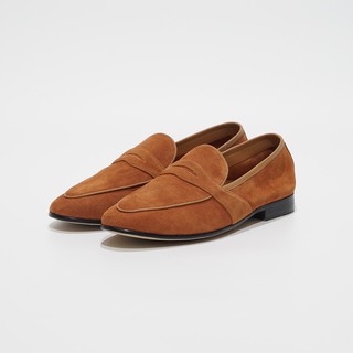 Julietta Full Strap Penny Loafer in Orange Brick (Unlined) Juliettabkk