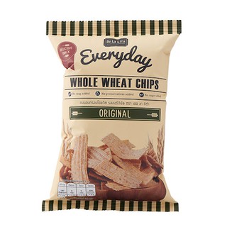 De La Lita Whole Wheat Chips Ori 70g เดอลาลิต้าขนมอบกรอบโฮลวีตรสออริจินัล 70 กรัม