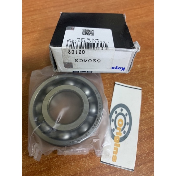 MOTORCYCLE CRANK AXLE BEARING 6204 C3 KOYO 6204C3