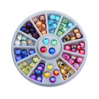 Sparkle Nail Art Rhinestones Diamonds Crystals Beads Pearl Nail Studs Gems Metal Rivets Charms 3D Nail Art Decorations