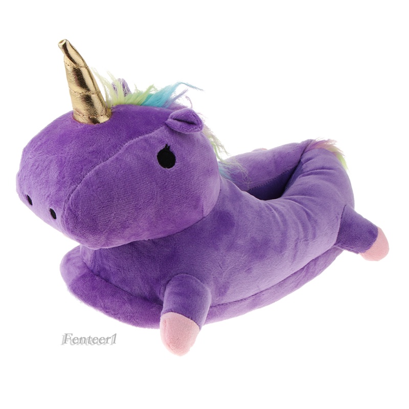 [FENTEER1] รองเท้าแตะสลิปเปอร์ ลายสัตว์น่ารัก เหมาะกับใส่ในบ้าน และฤดูหนาว - รูปที่ 6