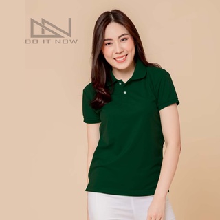 เสื้อโปโลแขนจั๊ม 🔥สีเขียวหัวเป็ด🔥 (หญิง)  By Doitnow  สินค้าคุณภาพ จากแห่งผลิตโดยตรง!!