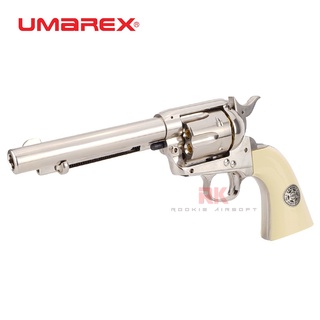 UMAREX Colt SAA Peacemaker Co2 6mm - Nickel Pearl  ระบบ แก๊ส Co2