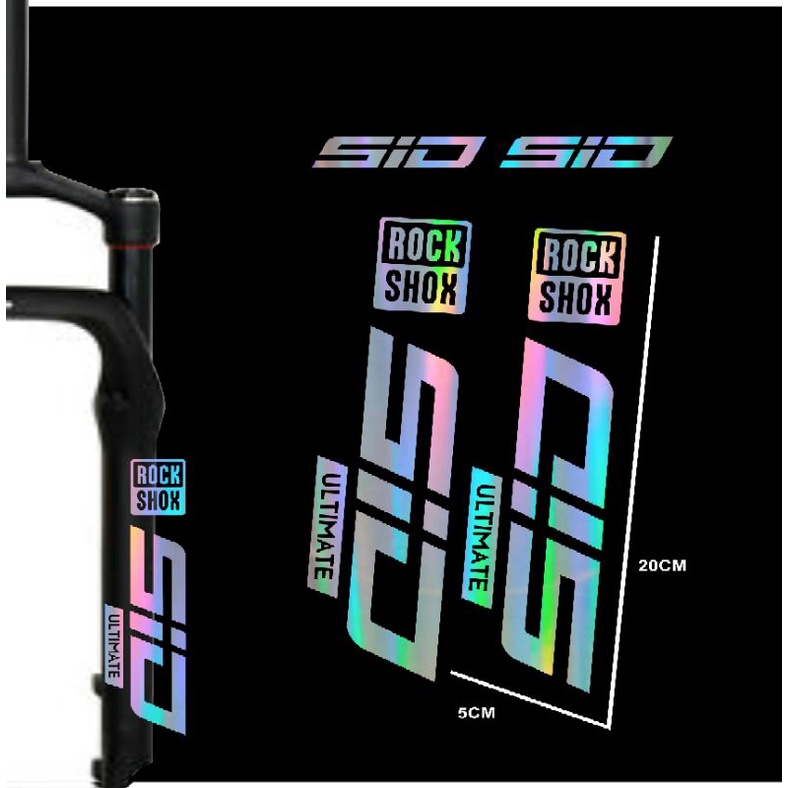 Rockshox SID 2021 สติ๊กเกอร์ตัดจักรยานเสือภูเขา MTB