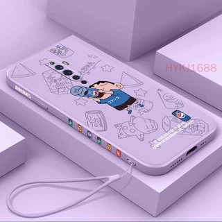 เคส OPPO Reno2 F Reno 2F Reno 2 F 10X Zoom tpu ซิลิโคนเหลว LBXX ขอบตรง นิ่ม