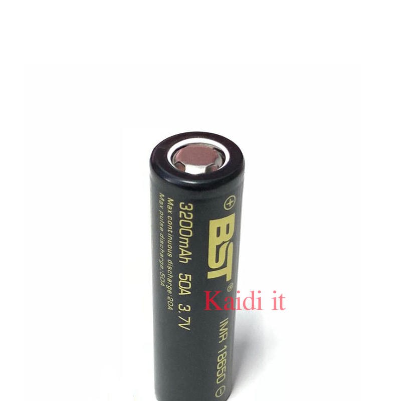 1 ก้อน ถ่านชาร์จ 18650 IMR 50A 3200 MAh (สีดำ) แอมสูง สำหรับไฟฉาย ไฟคาดหัว ลำโพง วิทยุ