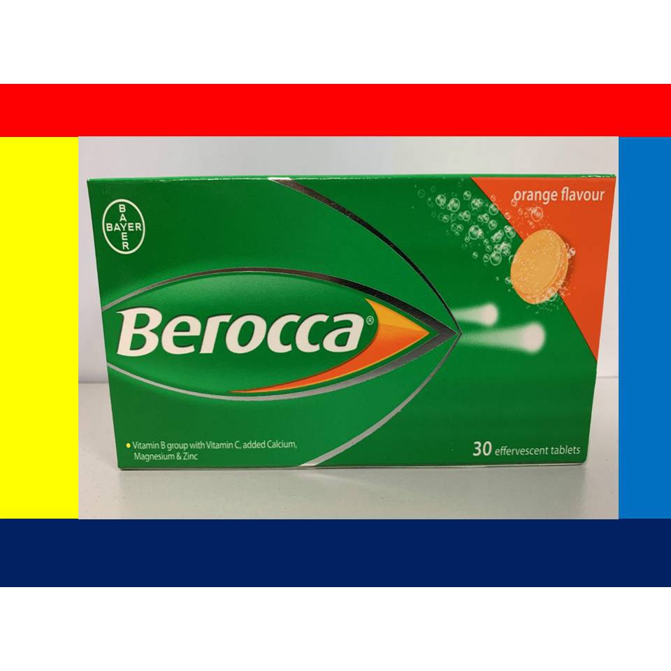 Berocca EFFERVESCENT เม็ด 30S / 45S (ORANGE)