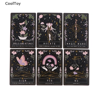 Cooltoy ไพ่ทาโรต์ ลายแม่มด ดวงจันทร์ สําหรับเล่นเกมกระดาน