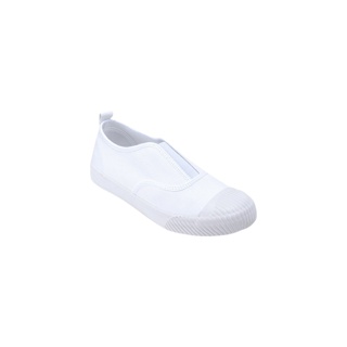 Bata (Online Exclusive) บาจา ยี่ห้อ North Star รองเท้าสนีคเคอร์ รองเท้าผ้าใบแบบสวม รองเท้าผ้าใบสลิปออน Slip-on Shoes สำหรับผู้ชาย รุ่น Karston สีขาว 8201027