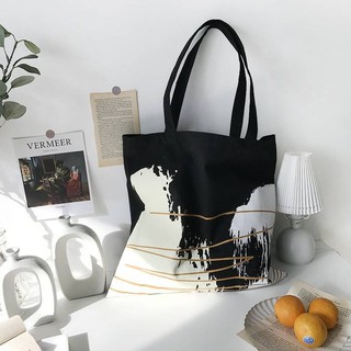 ทักแชทก่อนสั่ง 🕙 กระเป๋าผ้า ใบใหญ่มากครับ (Zee tote bag)