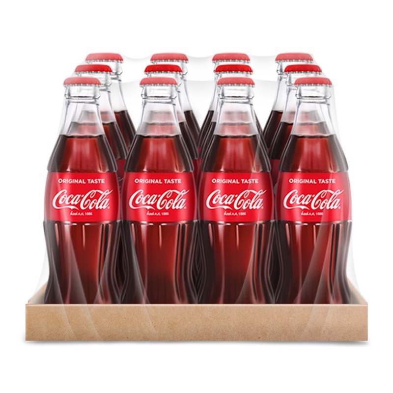 Coca Cola โค้ก น้ำอัดลม รสชาติออริจินัล ขนาด 250 มล. x 12 ขวด