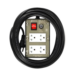 ชุดสายไฟพ่วง ELEKTRA 4x4 พร้อมสาย VCT 3x1.5Sq.mm. 5เมตร EXTENSION CORD SET ELEKTRA 4X4 VCT3X1.5SQMM 5M