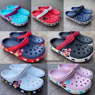 รองเท้าเตะ CROCS ลายมิกกี้เมาส์มี7สี นารักๆ สินค้าพร้อมส่งจากไทย