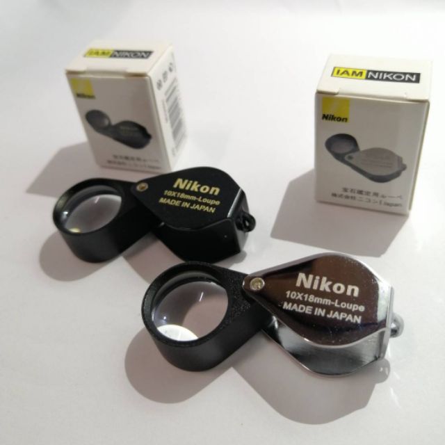 กล้องส่องพระ,กล้องส่องจิวเวลรี่ Nikon Loupe Japan Full Hd  10x18mm.