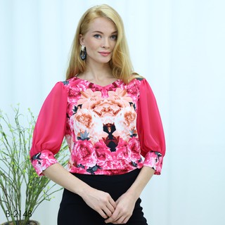 MIKIKO Blouse MI-B2148 แขนยาว IGPU21-11