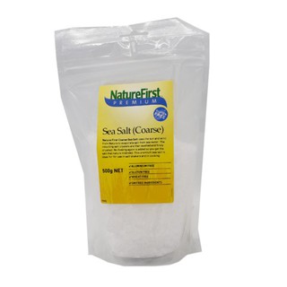 Natures First Sea Salt Coarse 500g  เนเจอร์เฟิร์สเกลือทะเลหยาบ 500 กรัม