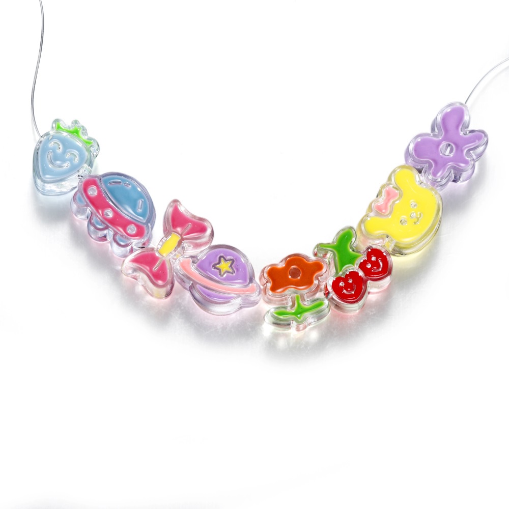 10 ชิ้นจี้ลูกปัดอะคริลิค รูปผีเสื้อน่ารัก สําหรับทําเครื่องประดับ สร้อยคอ สร้อยข้อมือ DIY จํานวน - รูปที่ 4