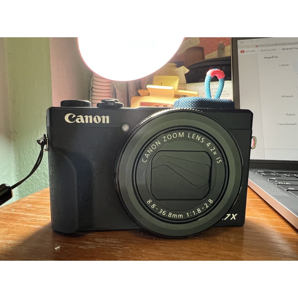 Cannon G7x miii มือสองสภาพดี อุปกรณ์เเละกล่องครบ