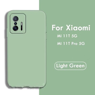 Mi11T(พร้อมส่งในไทย)เคสTPU​นิ่ม​สีพาสเทลคลุมกล้องXiaomi Mi11T 5G/Mi11T Pro 5G/Mi11 Lite 5G