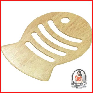 ที่รองภาชนะ อุปกรณ์บนโต๊ะอาหาร ที่รองภาชนะร้อนไม้ รูปปลา QUALITY WOOD TA-T 066 
 วัสดุผลิตจากไม้ยางพาราคุณภาพดี มีความแข