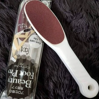 PSHINE🇯🇵ที่ขัดส้นเท้าด้ามพลาสติก#สีขาวWhite เกรดพรีเมี่ยม Beauty Foot file 🇯🇵นำเข้าจากญี่ปุ่น