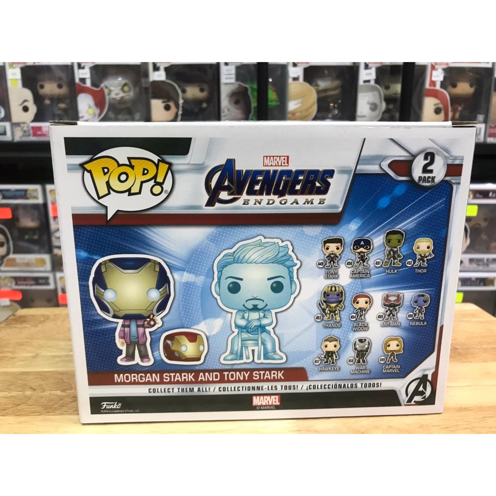 funko pop morgan and tony stark