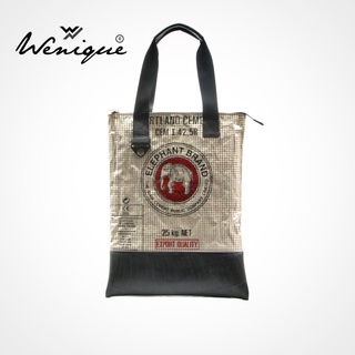 Shopper &amp; Tote bag กระเป๋าโท้ท ลายช้างแดง ขนาด 33*42 ซม. (A001)