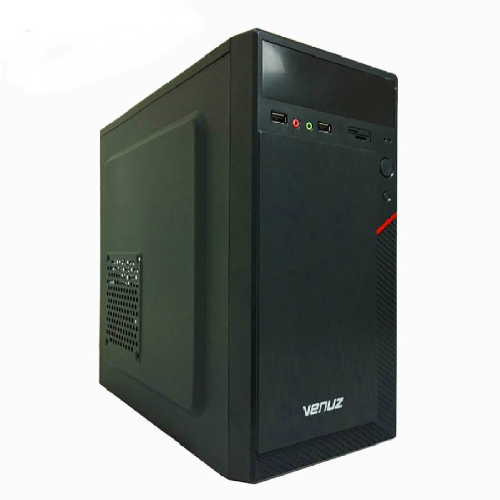 CASE (เคส) VENUZ Micro-ATX Computer Case VC3311 Black/Red