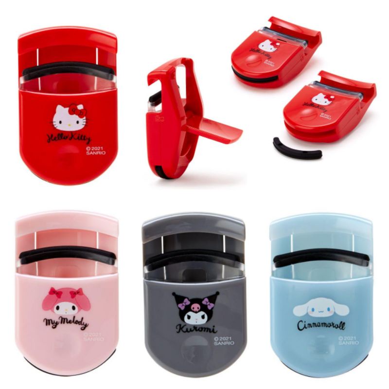 💗ที่ดัดขนตา Sanrio พร้อม 1 รีฟิล  เครื่องสำอาง Sanrio จากญี่ปุ่นแท้100%💗