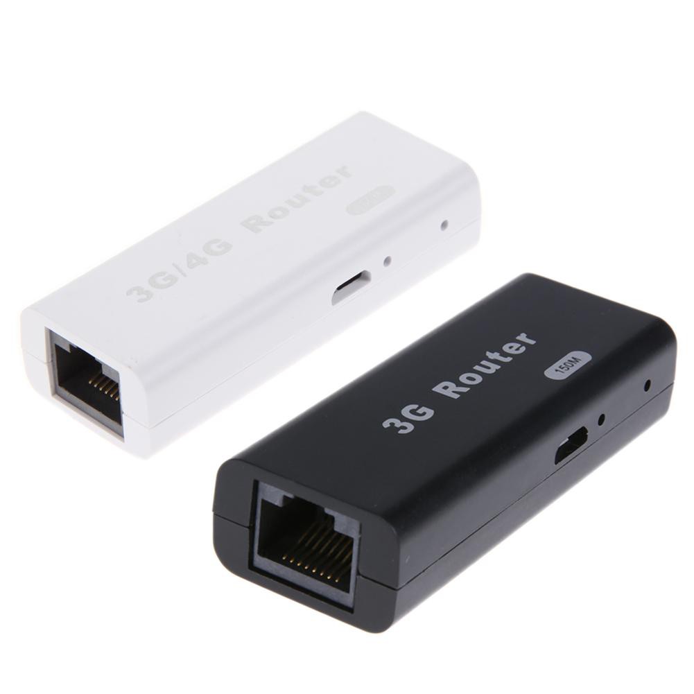 Mini 3G/4G Router WiFi Wlan Hotspot Repeater 150Mbps RJ45 Wireless ...