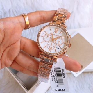 📢📢Sale⌚️นาฬิกา Michael kors แท้💯%รหัส mk6576 มาใหม่จ้ารุ่นนี้สวยมากๆ มีมา3 เรือนรีบจองได้จ้า