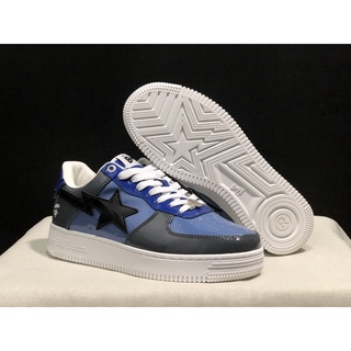 A BAPE STA LOW รองเท้าผ้าใบที่ทนทาน รองเท้าอินเทรนด์ รองเท้าวิ่งที่สะดวกสบาย