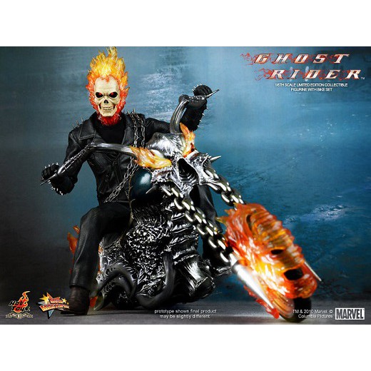 HOT TOYS : MMS-133 GHOST RIDER with HELL CYCLE 1/6 SCALE Limited ...