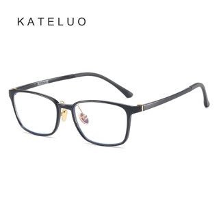 【พร้อมกล่อง】KATELUO 8822 แว่นตาคอมพิวเตอร์ ป้องกันรังสียูวี 400 แบรนด์แฟชั่น เรียบง่าย หรูหรา สําหรับผู้ชาย และผู้หญิง