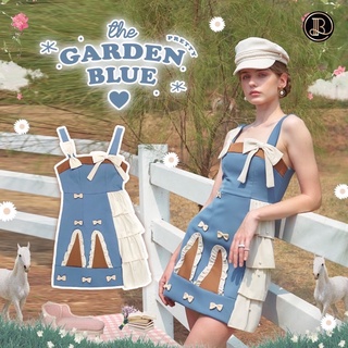 💎พร้อมส่ง💎BLT 💙 The garden blue dress