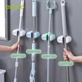 [พร้อมส่ง]Ecoco ที่แขวนไม้ถูพื้น ที่แขวนไม้กวาด ติดผนัง รุ่นไม่ต้องเจาะ ที่แขวนไม้ถูพื้น ที่หนีบไม้กวาด รับน้ำหนักเยอ