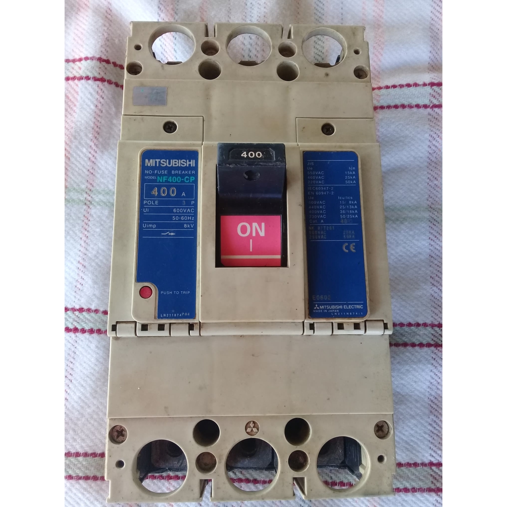 เบรคเกอร์ 400แอมป์ Mitsubishi NF 400-CP 400A 3P
