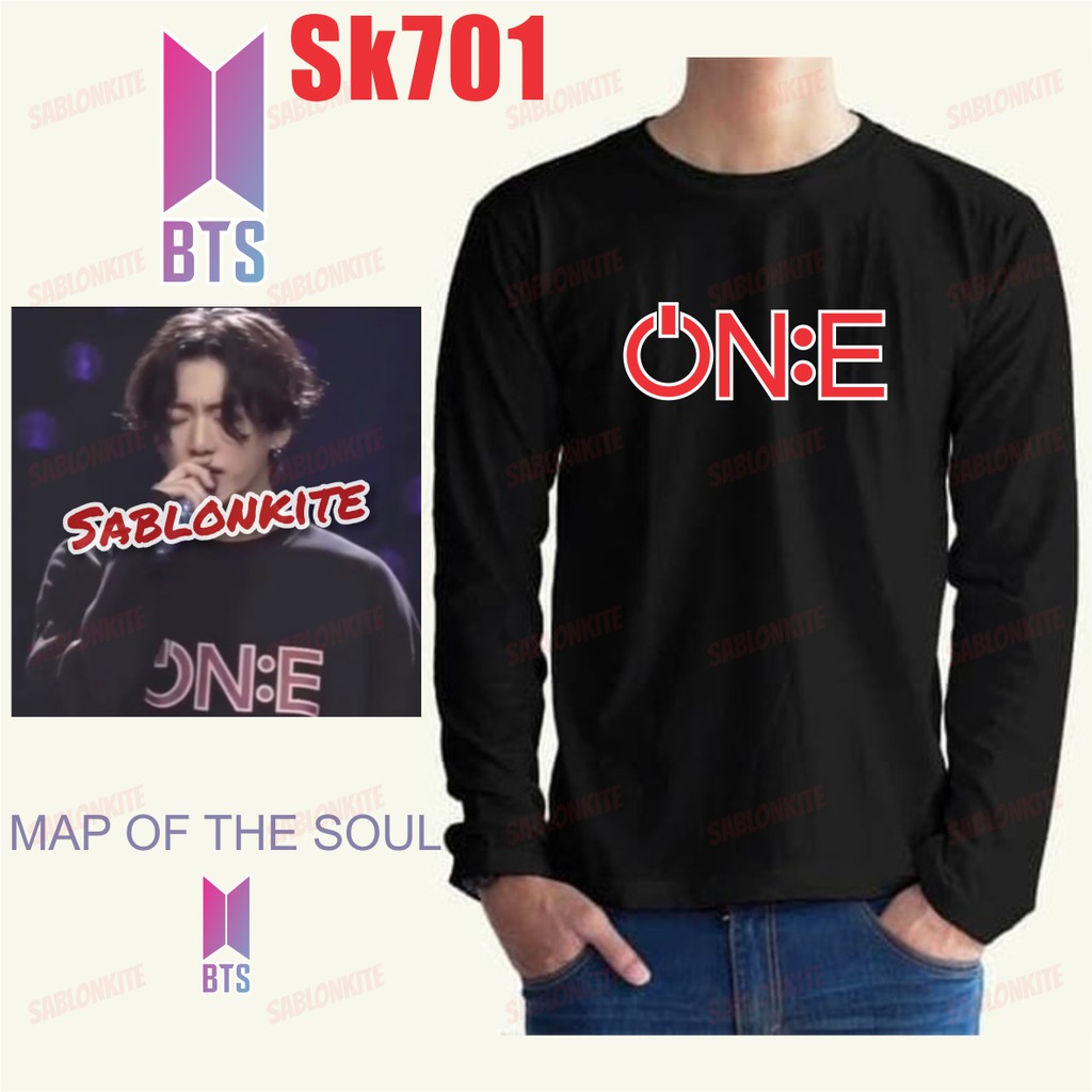 !! เสื้อยืด KPOP LONG SLEEVE ON: E sk701 UNISEX COMBED 30S