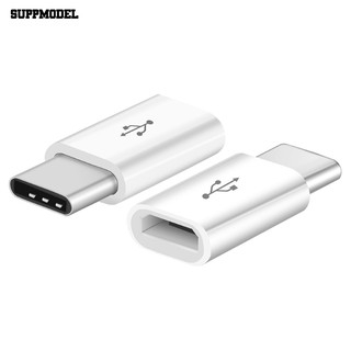 supp micro usb female to type - c male otg อะแดปเตอร์แปลงชาร์จโทรศัพท์มือถือเชื่อมต่อข้อมูล