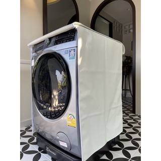 ผ้าคลุมเครื่องซักผ้า ฝาหน้าซัก-อบ (ใส่กับทุกยี่ห้อ) พร้อมส่ง…